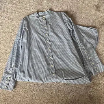 COS 스트라이프 긴팔 셔츠 원피스