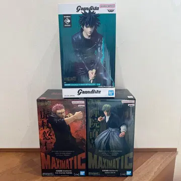 주술회전 젠인 나오야 이타도리 유우지 후시구로 메구미 피규어 3종 세트