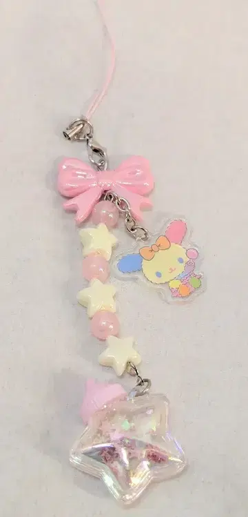 산리오 별똥별 베이비 보틀 시크릿 스트랩 우사하나