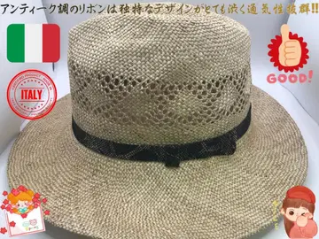 앤티크풍의 리본은 독특한 디자인이 매우 멋스럽고 통기성 우수한 중절모