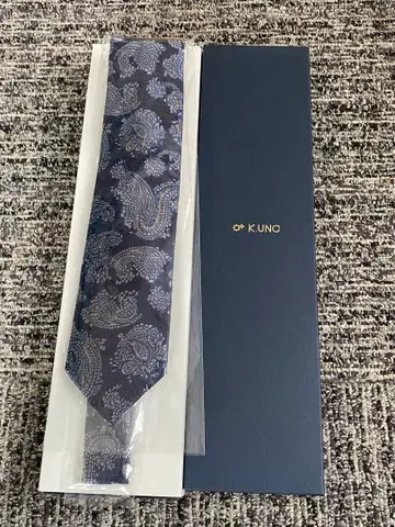 케이우노 넥타이 실크 100% 일본제 주얼리 브랜드 K.UNO