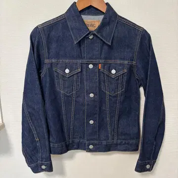 Levi's 리바이스 데님 자켓 M 사이즈 오렌지 탭