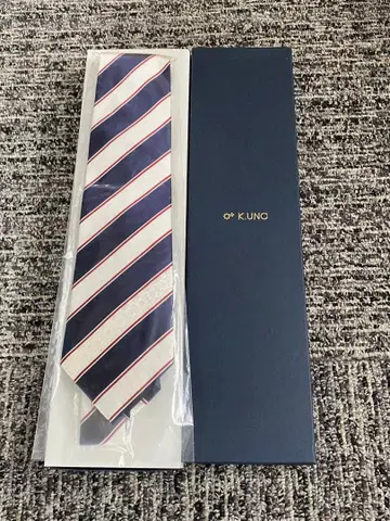 케이우노 넥타이 실크 100% 일본제 주얼리 브랜드 K.UNO