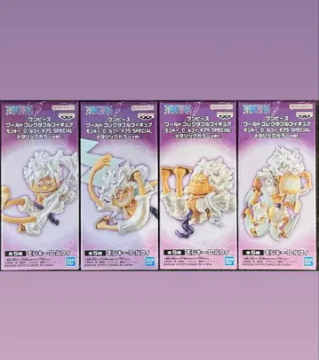 원피스 월드 콜렉터블 피규어 루피 기어5 메탈릭 4종