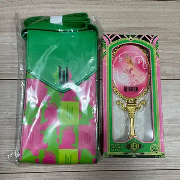 위키드 두 명의 마녀 WICKED 숄더백 핸드 거울 세트