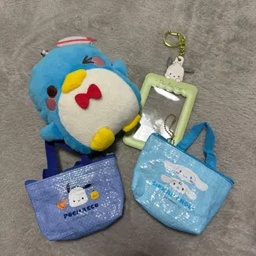 포차코 봉제 인형 백 세트