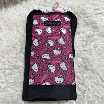 새상품 헬로키티 레오파드 무늬 접이식 보냉 에코백 아베일 산리오