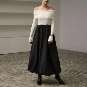 MIELI INVARIANT 오프숄더 원피스