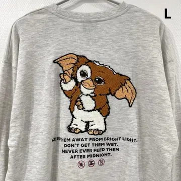 새상품 그렘린 기즈모 맨투맨 L 사가라 자수 스웨트