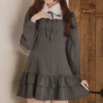 Palelfy 파르엘피 클래시컬 셔츠 레이어드 원피스