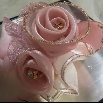 [ 새상품급 ] 코사지 핑크 계열 졸업 입학 세레모니