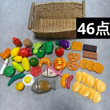 소꿉놀이 채소 과일 생선 핫케이크 초코 감자칩 46점