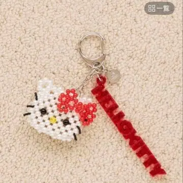 LOWRYSFARM 키티 비즈 참 키링