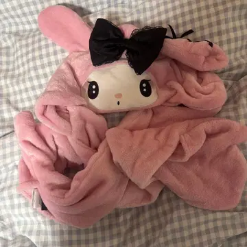 한밤중의 멜로쿠로 마이멜로디 후드 머플러 산리오 쿠로미