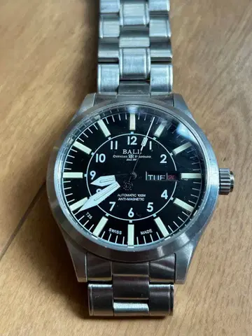 BALL 볼 워치 자동 태엽 데이데이트 블랙 남성용 손목시계