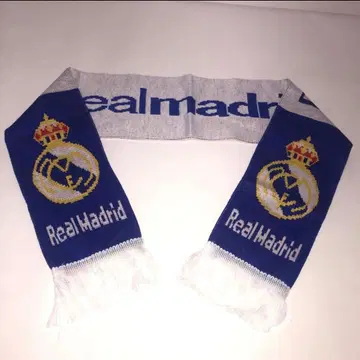 레알 마드리드 풋볼 머플러 빈티지 축구 머플러 파랑