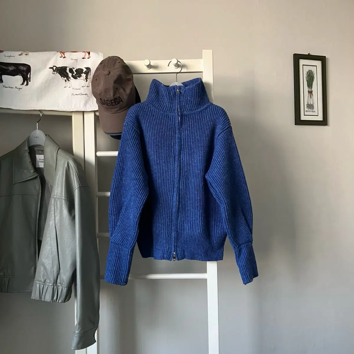 Millo Archive Pattern Zip-Up Cardigan #밀로아카이브,#가디건 on 