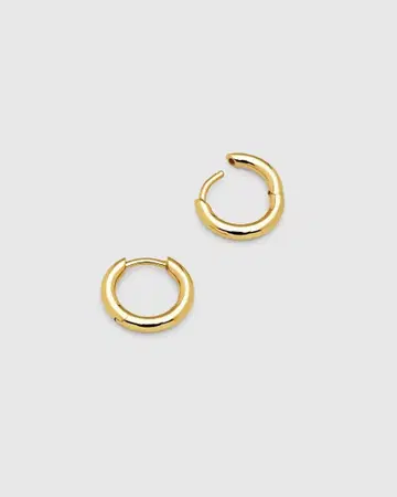 TOM WOOD Classic Hoop Small Gold