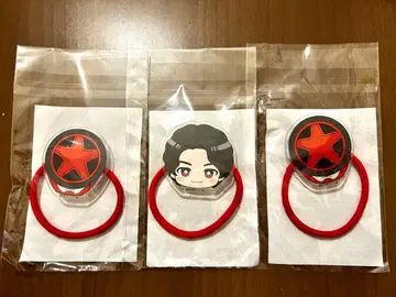 분붐저 한도 다이야 분레드 머리끈 3개