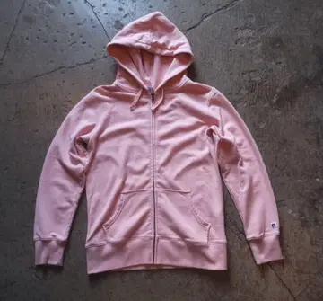 러셀 애슬레틱 L 러셀 핑크 집업 후드티 L