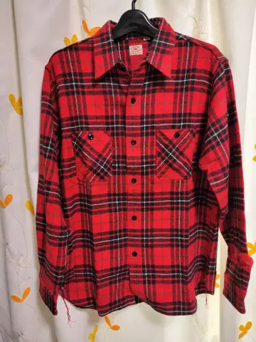 새상품-미사용 SUGAR CANE 슈가케인 [ L ] 긴팔 플란넬 셔츠