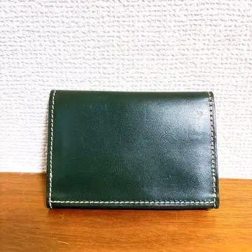 새상품급 GANZO 간조 카드 케이스 명함지갑 그린