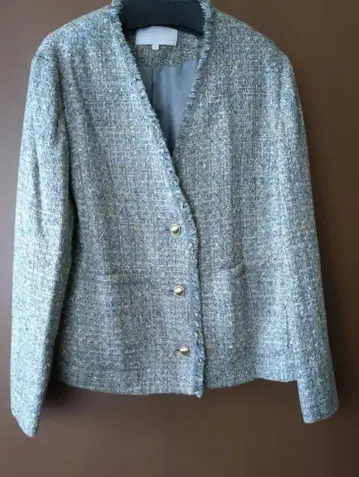 자유구 트위드 자켓 46 카탈로그 게재품 새상품급