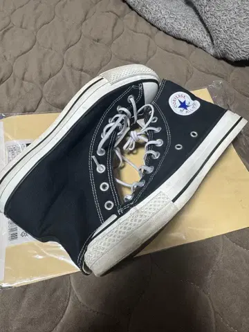 컨버스 올스타 MADE IN JAPAN 하이컷 블랙 27cm