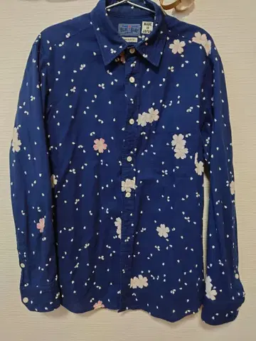 레어 blueblue japan 벚꽃 셔츠 okura 사이즈 3 오크라