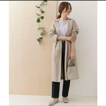 코튼 개버딘 와이드 코트 어반 리서치 도어스