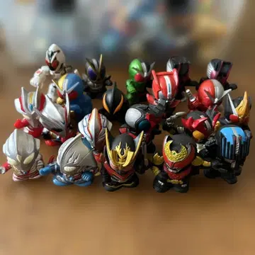 가면라이더 울트라맨 피규어 손가락 인형 세트 레어 역대