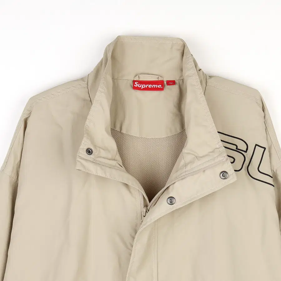 [XXL] Supreme 字母刺绣运动夹克 沙色 - 23FW