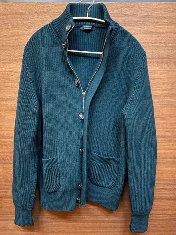 에르메네질도 제냐 다크 그린 가디건