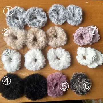 복슬복슬 스크런치 핸드메이드