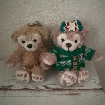 더피 & 셰리메이 봉제 인형 스트랩 세트