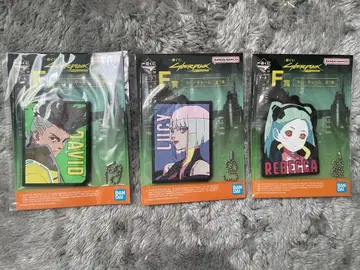 사이버 펑크 러버 스트랩 3점 세트 엣지러너즈