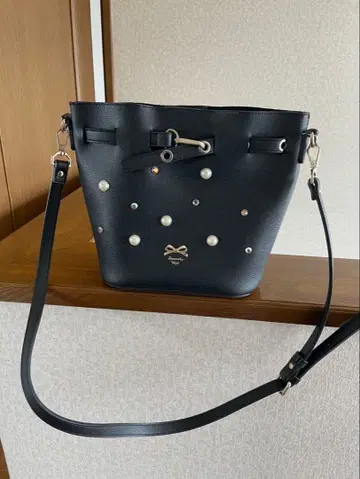 사만사 베가 블랙 비쥬 숄더백