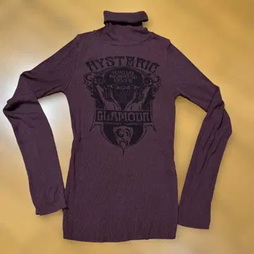 레어 HYSTERIC GLAMOUR 퍼플 터틀넥