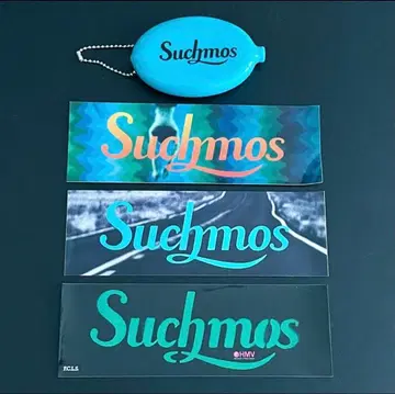 [ 익명 배송 ] Suchmos 코인 케이스(블루), 스티커 세트