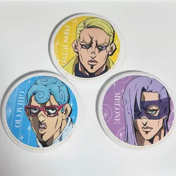 프로슈토 멜로네 기아초 캔뱃지 죠죠