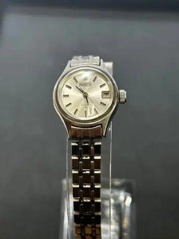 SEIKO 2205-0040 21석 실버 다이얼 데이트 at