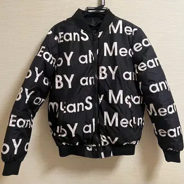 By Any Means 다운 자켓 블랙