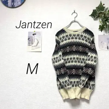 10679-1 얀센 Jantzen 울 니트 스웨터 M