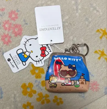 [미사용 새상품] LOWRYSFARM 일광화상 키티 가마구치 키링