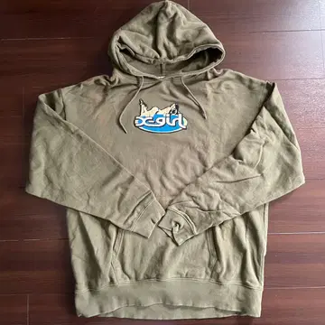xgirl x hysteric glamour 올리브 후드 부착 후드티