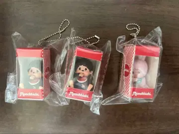 몽치치 앉은 패키지 피규어 키체인 전 3종 컴플리트