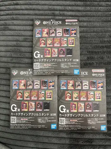 원피스 카드 게임 제일복권 G상 카드 디자인 아크릴 스탠드 미개봉