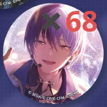 아오야기 토야 캔뱃지 68점