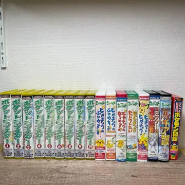 포켓몬 VHS 비디오 테이프 17개 묶음 판매