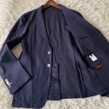 [ 새상품급 ] 폴스미스 컬렉션 테일러드 자켓 쉘 버튼 네이비 L
